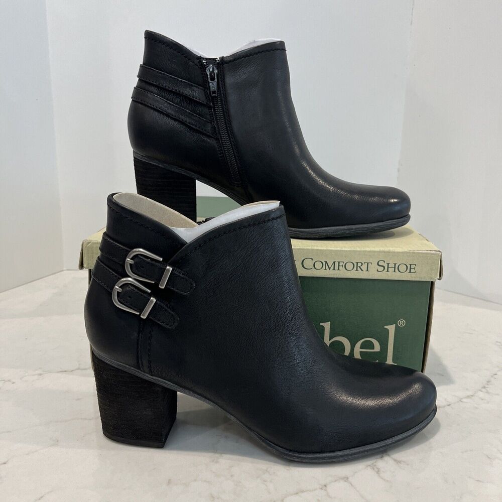 Josef Seibel NEW Britney 47 Leather Ankle Booties Boots Black EU 41 US 10-10.5